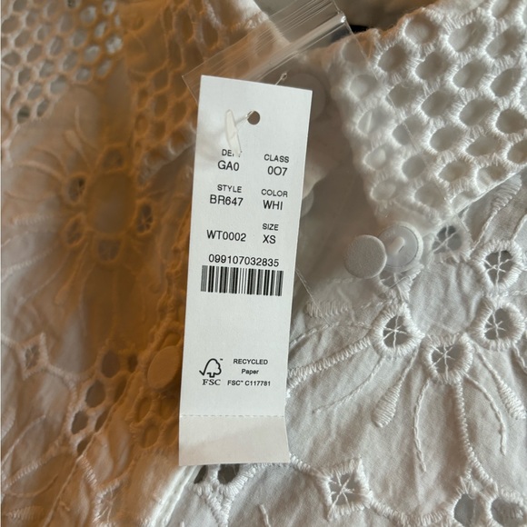 J Crew Eyelet top - Picture 4 of 5